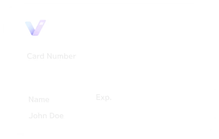 Velshocards transparent virtual card