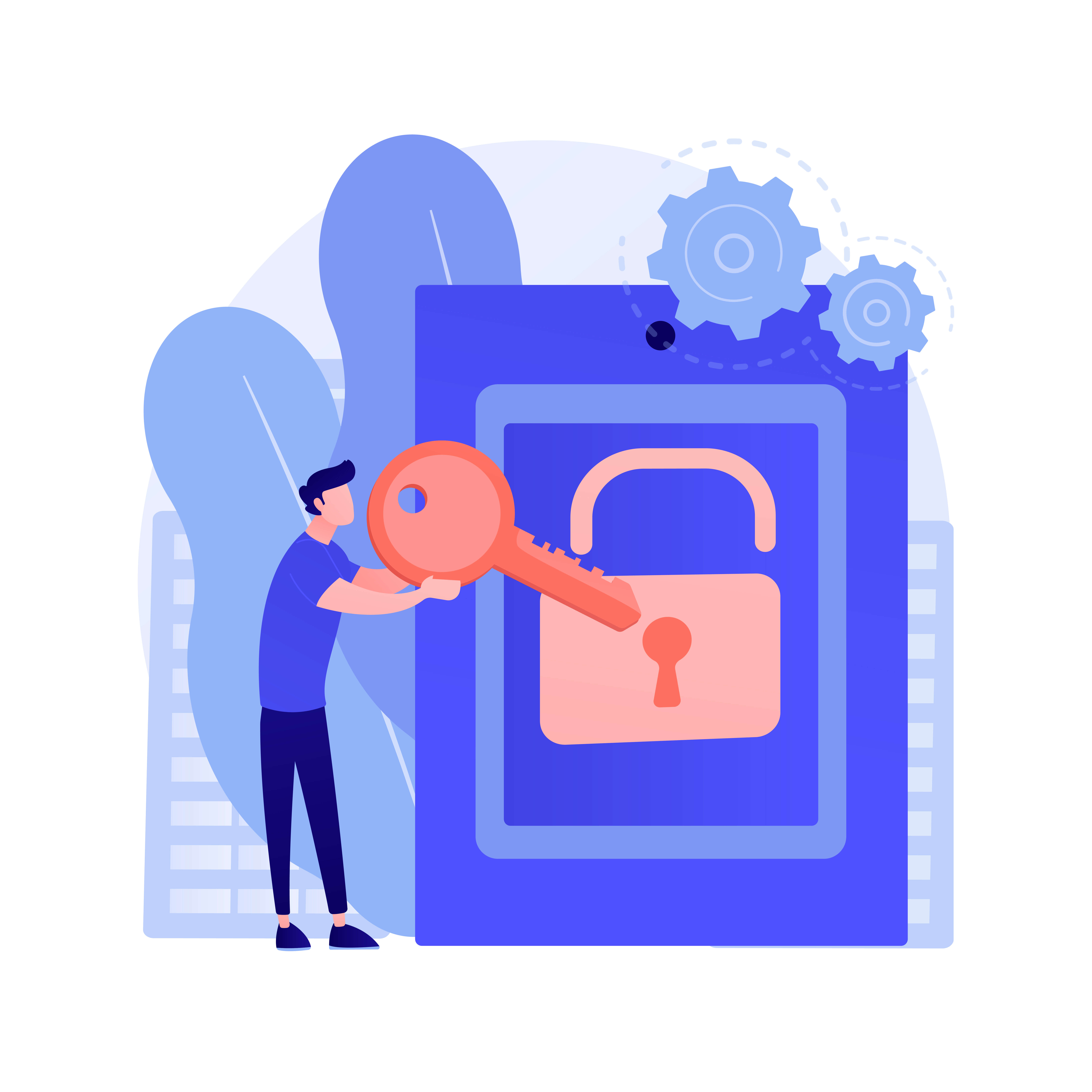 Sign in illustration