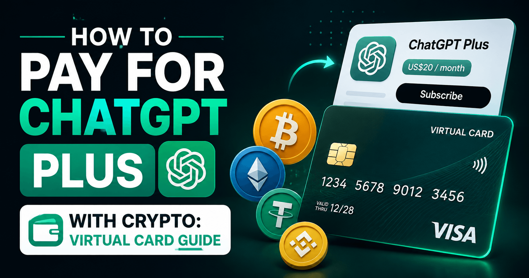 How to Pay for ChatGPT Plus With Crypto: Virtual Card Guide