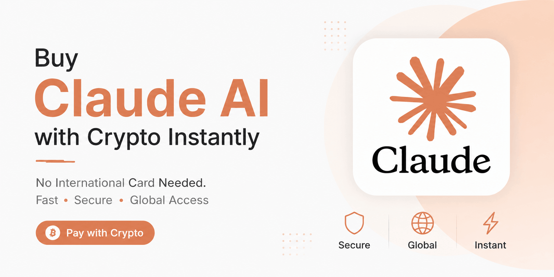 How to Buy Claude AI Subscription with Crypto — No International Card Needed