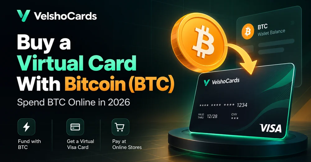 Buy a Virtual Card With Bitcoin (BTC): Spend BTC Online in 2026