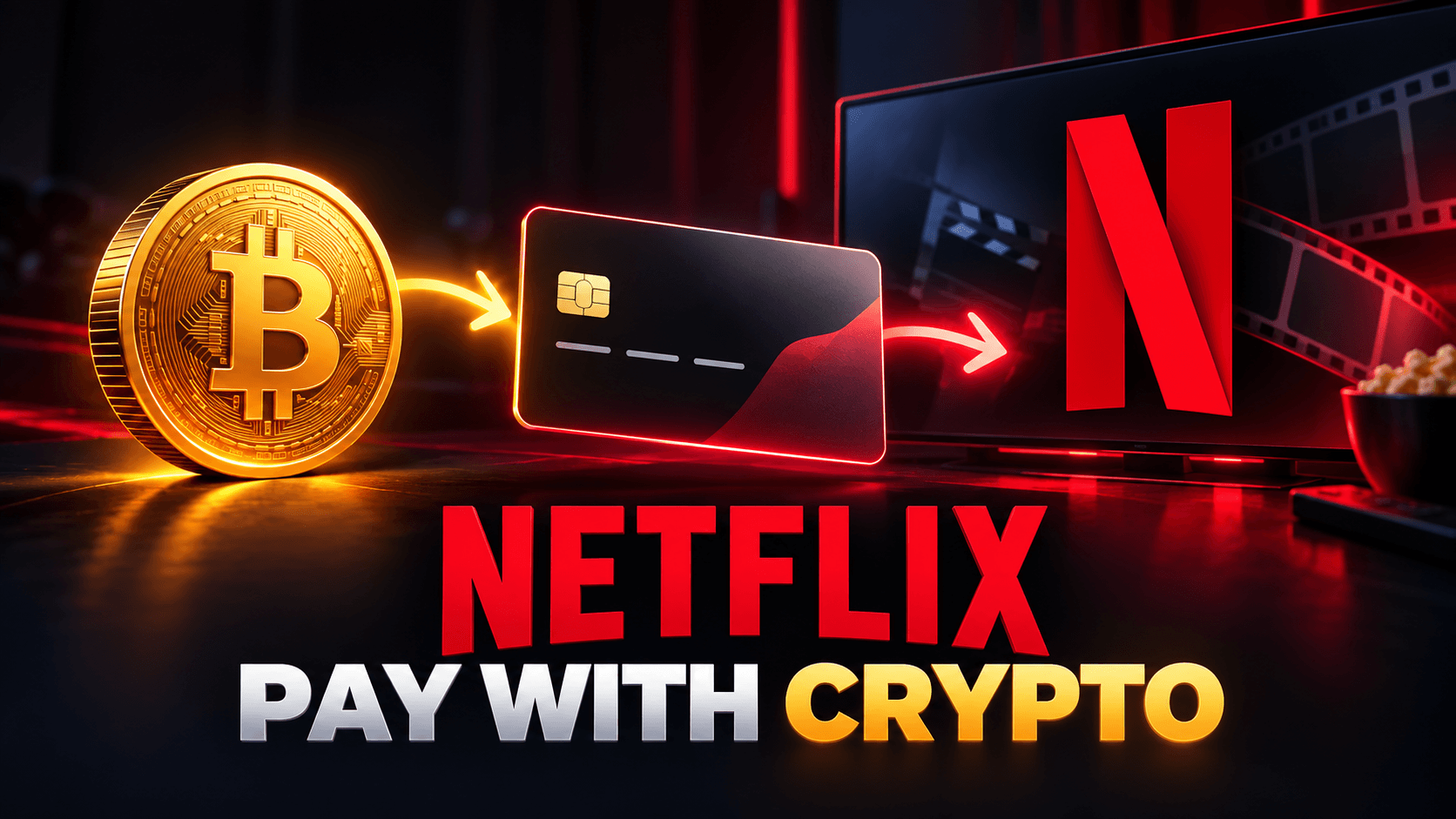 How to Pay for Netflix With Crypto Using a Virtual Card