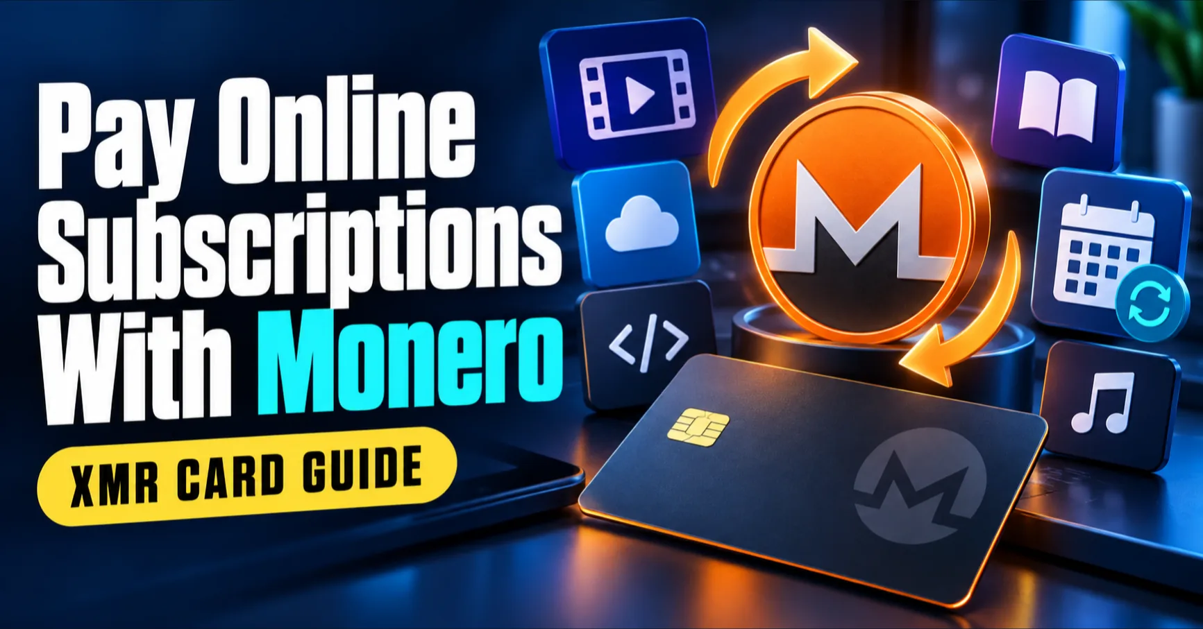 Pay Online Subscriptions With Monero: XMR Card Guide