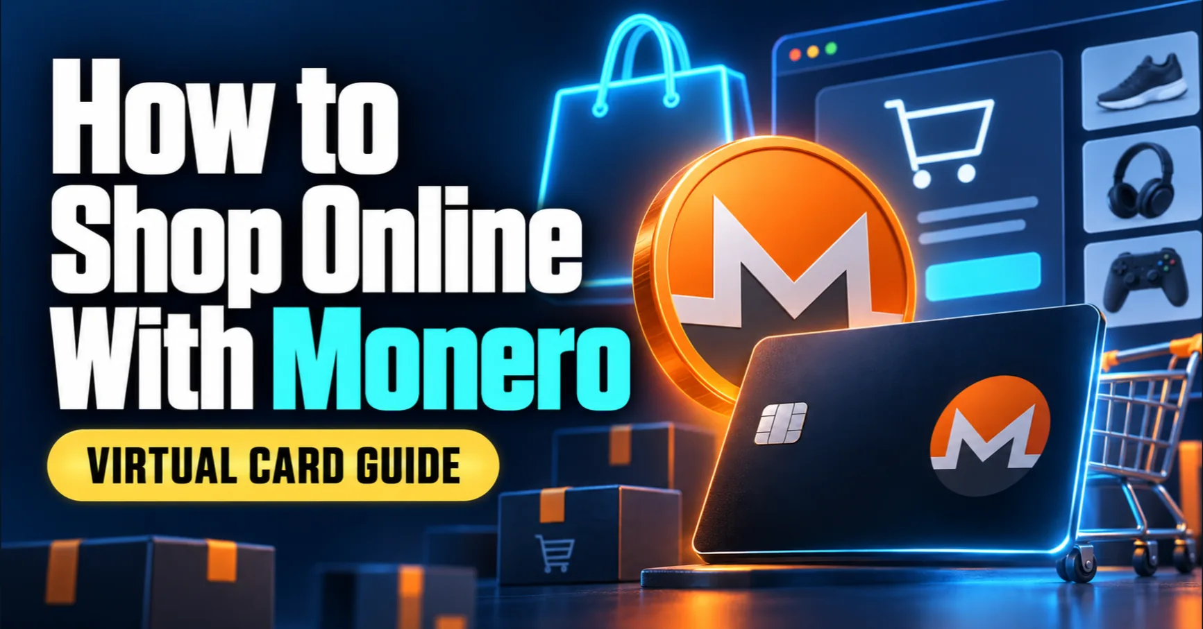 How to Shop Online With Monero Using a Virtual Card
