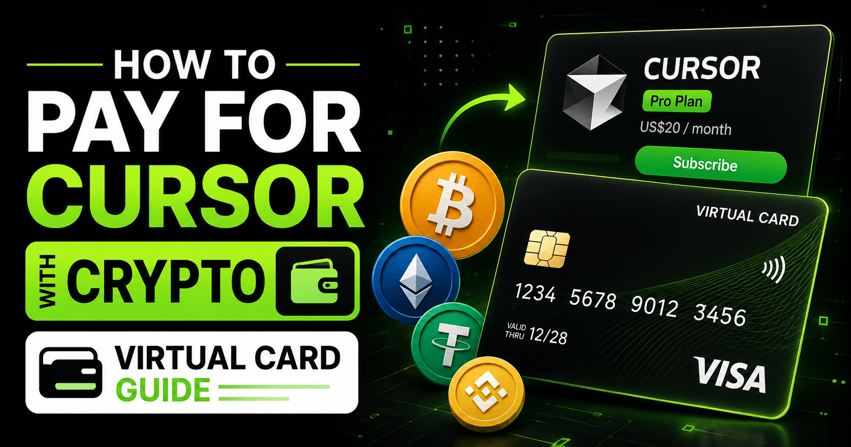 How to Pay for Cursor With Crypto: Virtual Card Guide
